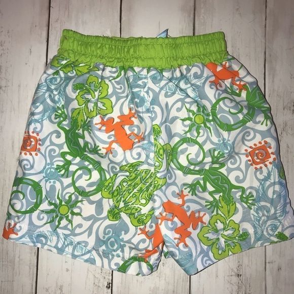 18 mo Carter’s rashguard swim trunks diaper hat lot set - Picture 9 of 13